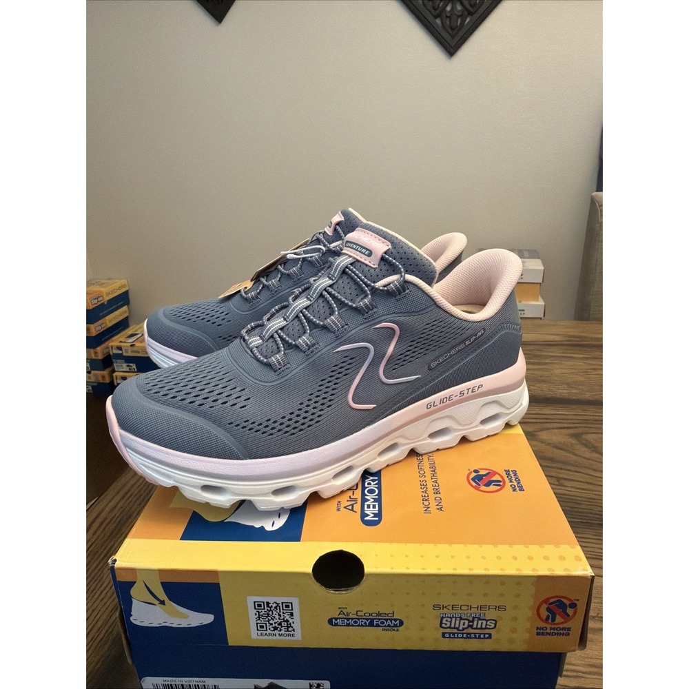 Women Skechers Slate Slip Ins Wide Fit Glide Step Memory Foam Sport Size 8 …F1 - Picture 3 of 6